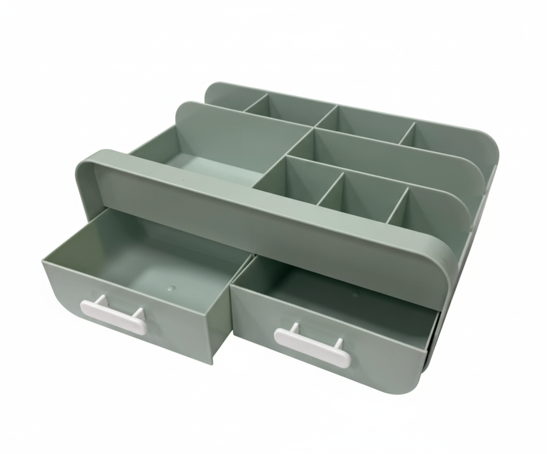 Multifunctional Desk Organizer with Drawers