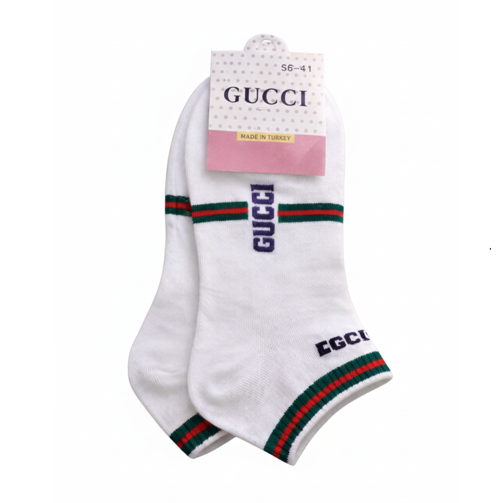 Premium Gucci-Style Ankle Socks