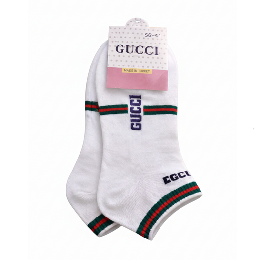 Premium Gucci-Style Ankle Socks