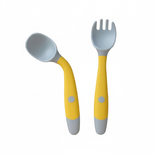 Ergonomic Toddler Self-Feeding Set
