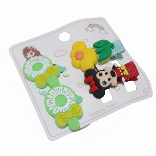 Adorable Cartoon Hair Accessory Sets for Kids
