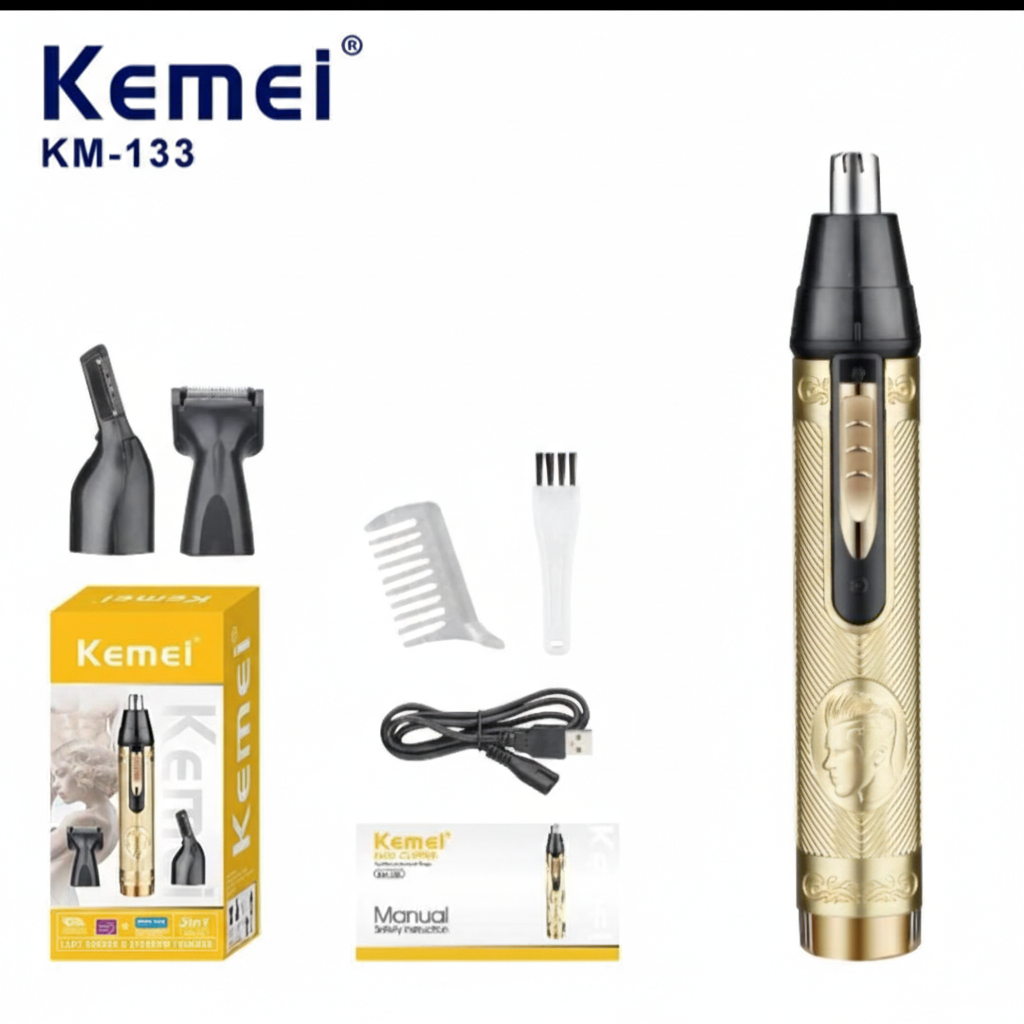Kemei KM-133: 3-in-1 Ultimate Grooming Kit