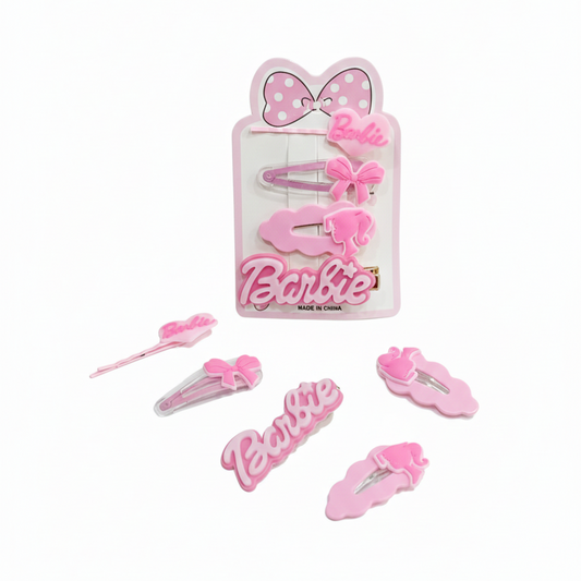 Barbie-Themed Hair Accessory Set