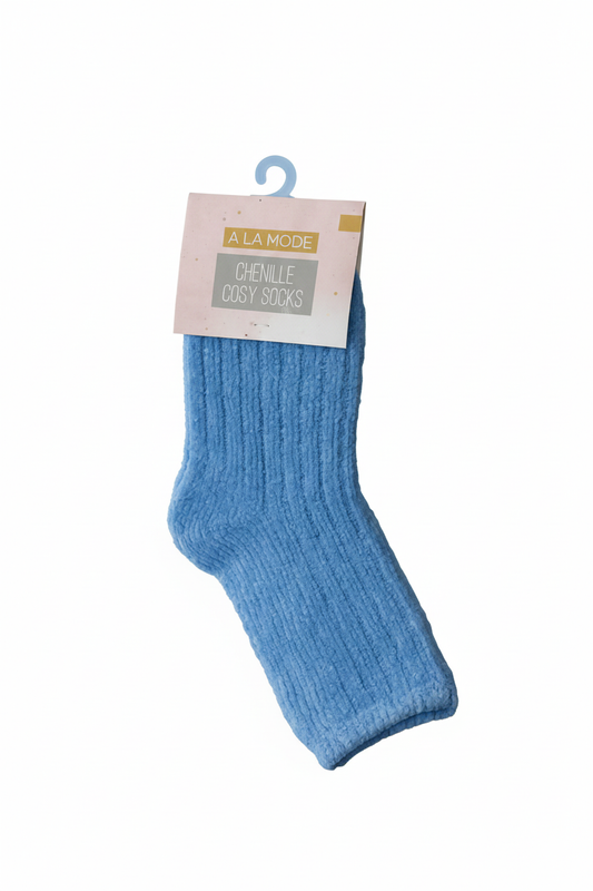 A LA MODE Chenille Cosy Socks