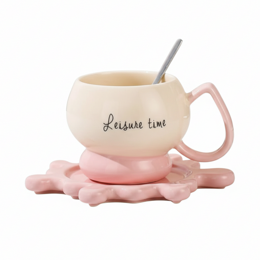 Sun-Kissed Leisure Ceramic Coffee Set