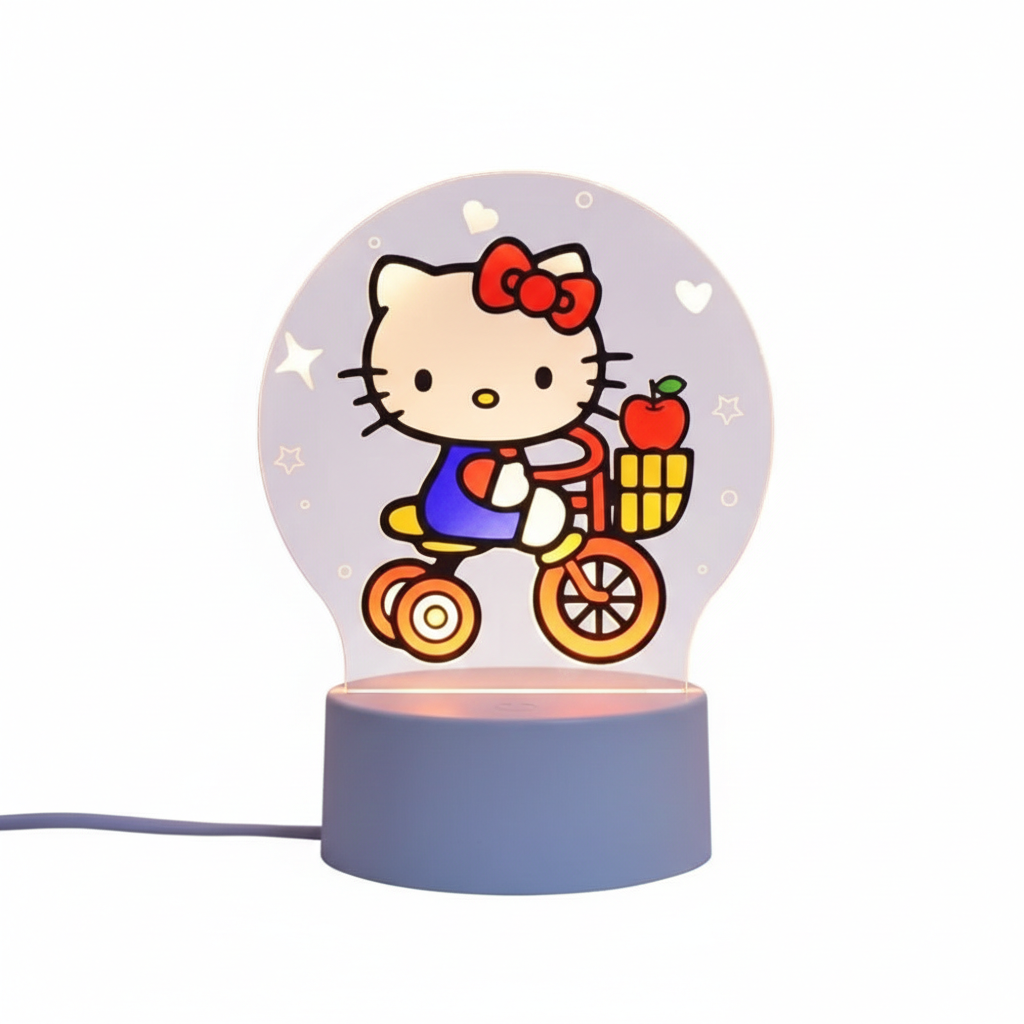 Hello Kitty 3D Acrylic LED Night Light
