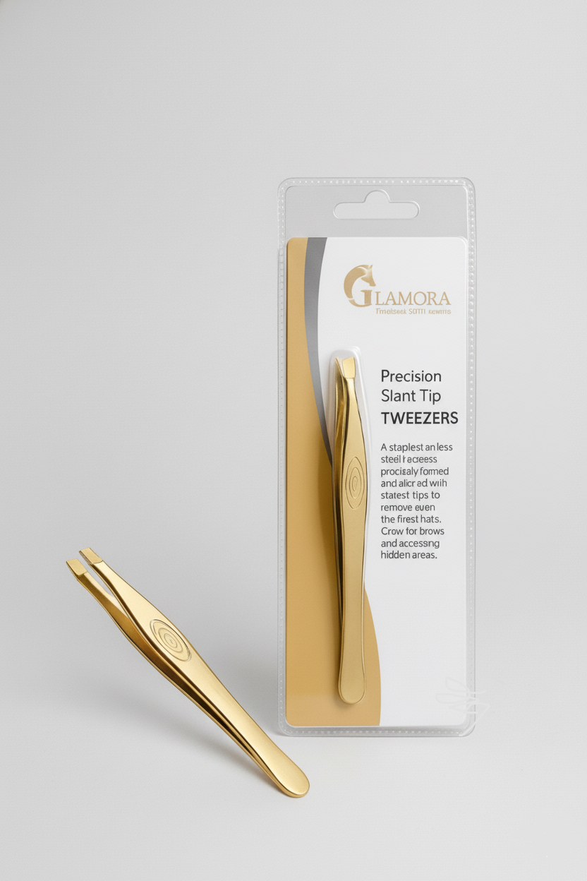 Glamora Precision Golden Tweezer.