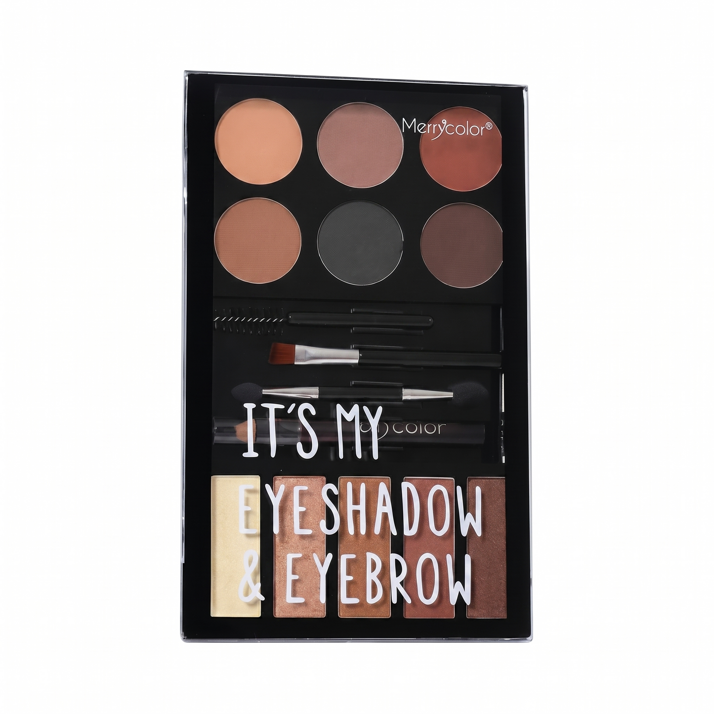 Merry Color Eye Shadow & Eyebrow Palette