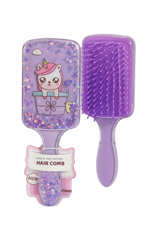 Magical Unicorn Glitter Paddle Brush