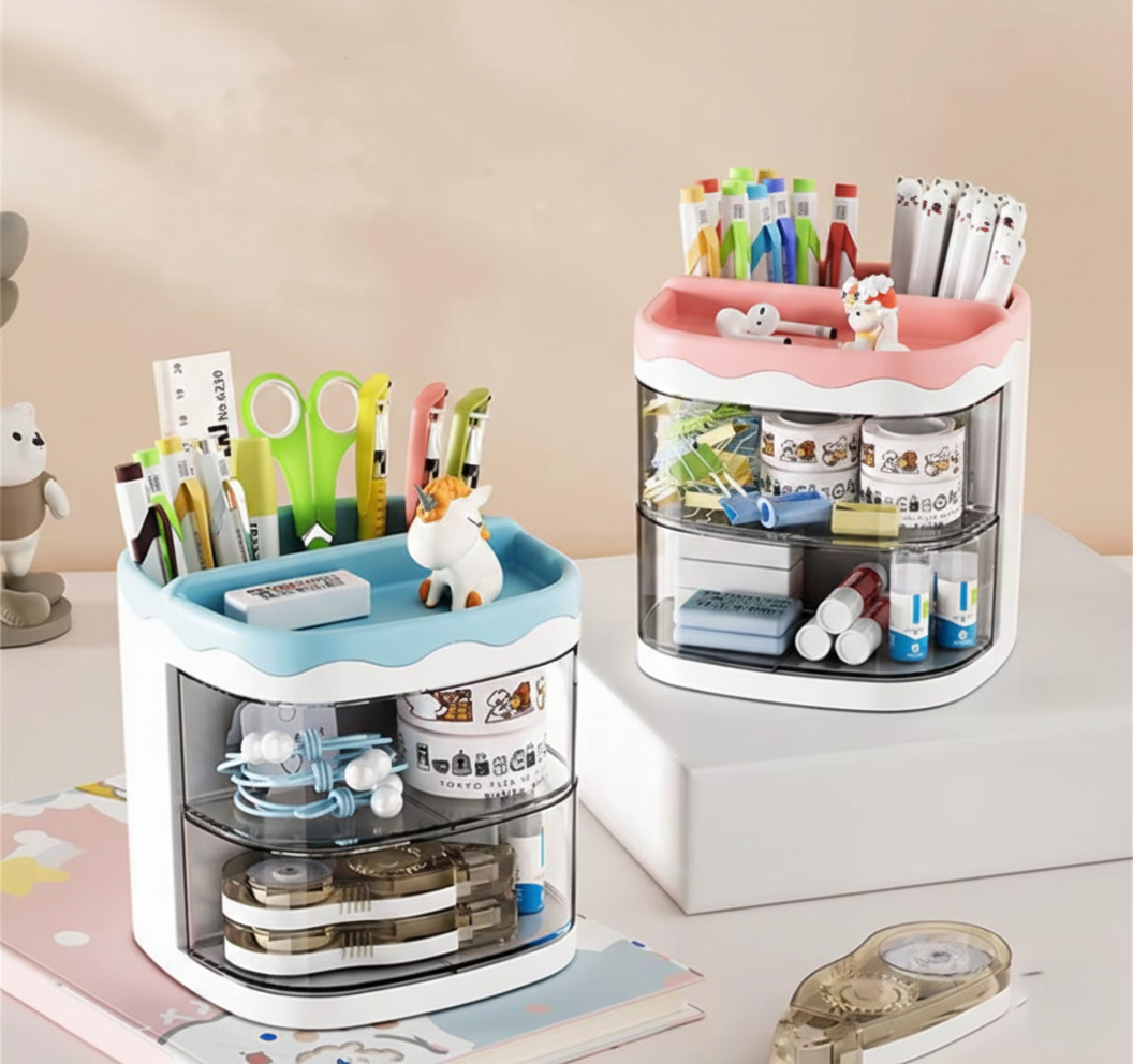 Compact Multi-Functional Desktop Organizer