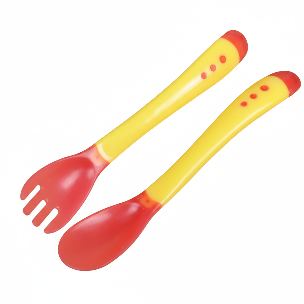 Soft Silicone Infant Cutlery Set