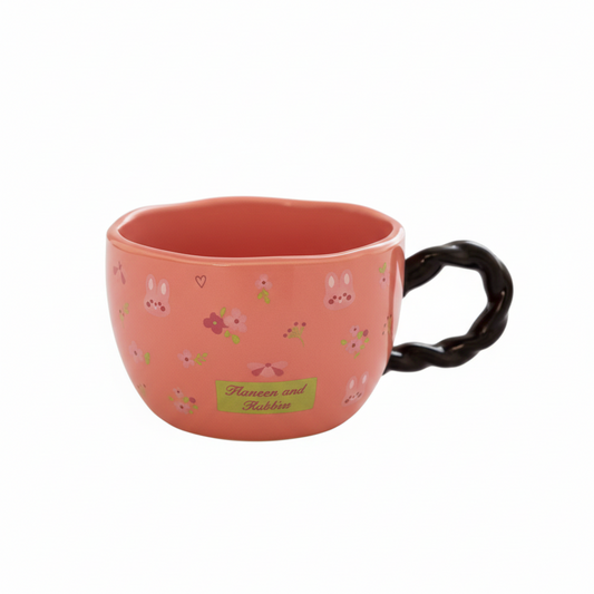 "Flaneen and Rabbin" Garden Party Ceramic Mug