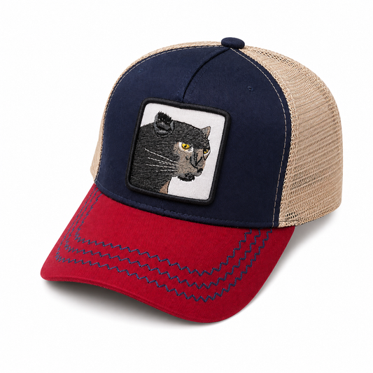 Panther Patch Trucker Hat – Bold Outdoor Style