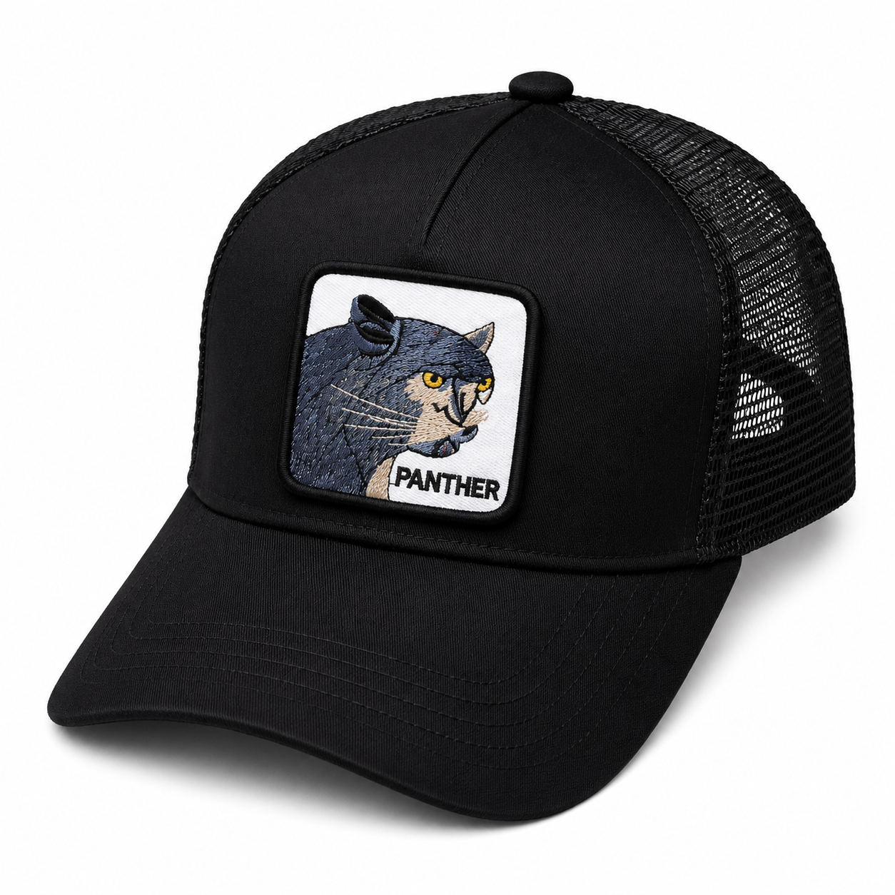Panther Patch Trucker Hat – Bold Outdoor Style