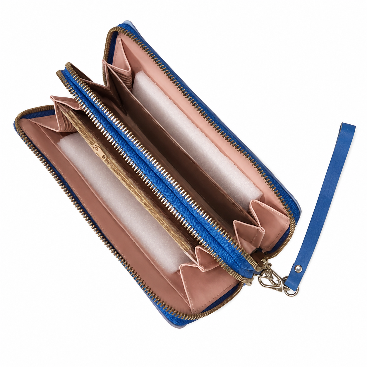 Color Block Zip Wallet – Stylish & Functional Everyday Essential