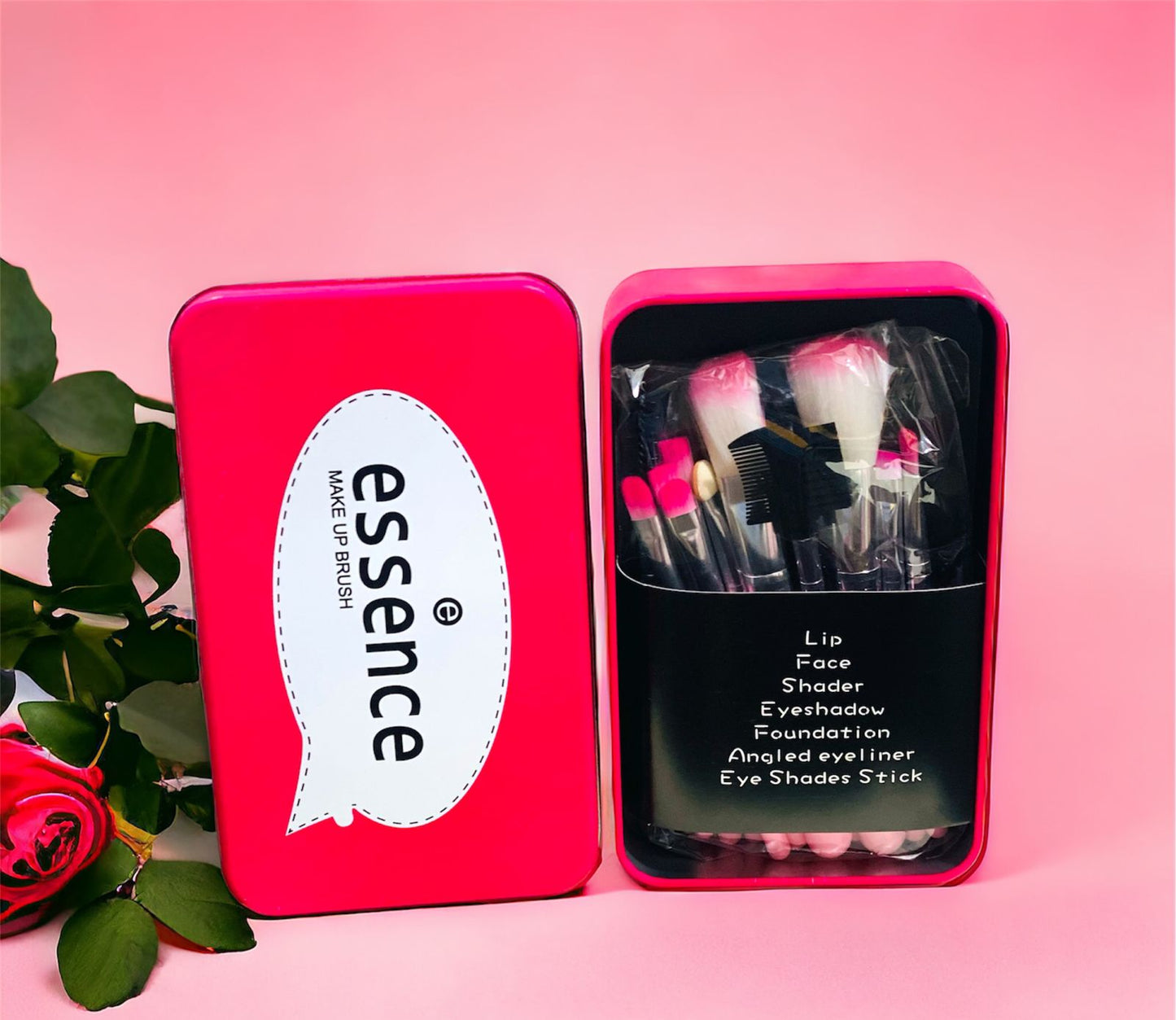 Compact Travel Makeup Brush Set