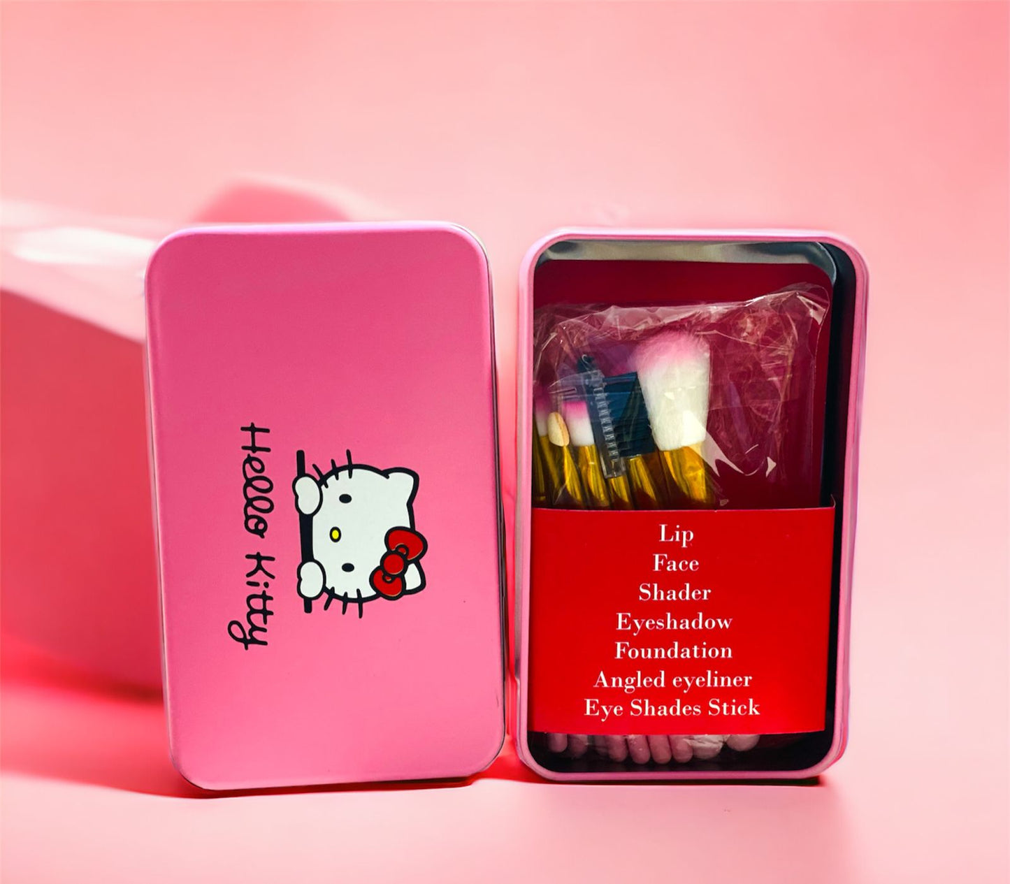 Compact Travel Makeup Brush Set