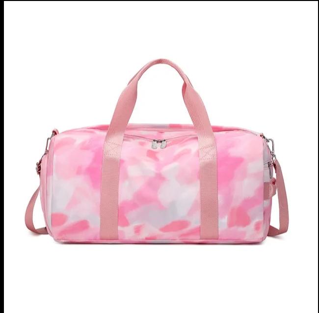 Galaxy Foldable Gym Bag with Dedicated Shoe Compartment