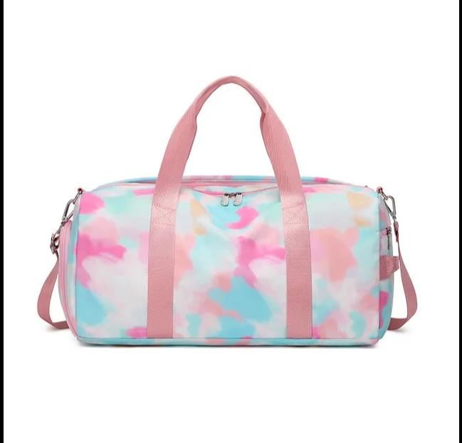 Galaxy Foldable Gym Bag with Dedicated Shoe Compartment