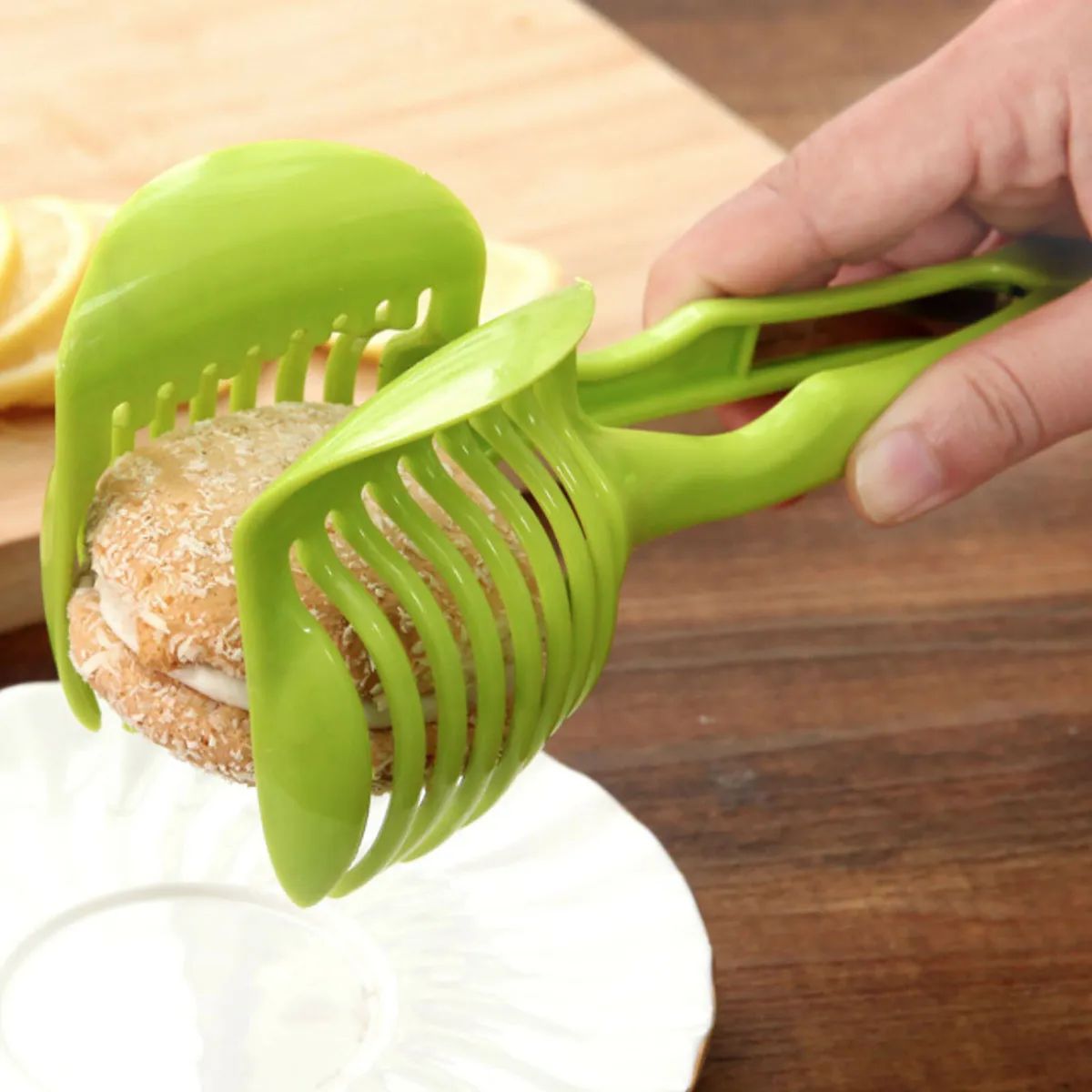 Multi-Purpose Food Slicer & Tong Guide