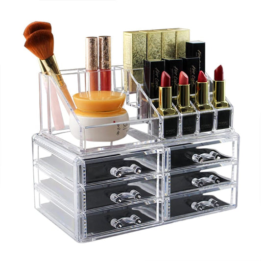 Clear Acrylic Cosmetic & Jewelry Organizer