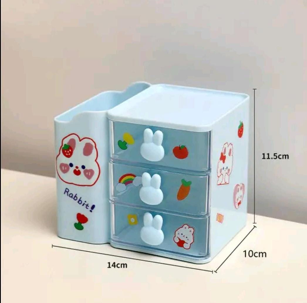 3-Drawer Desk Organizer