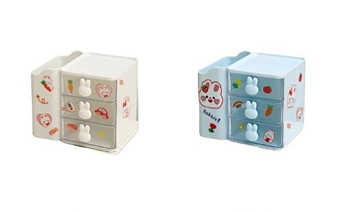 3-Drawer Desk Organizer