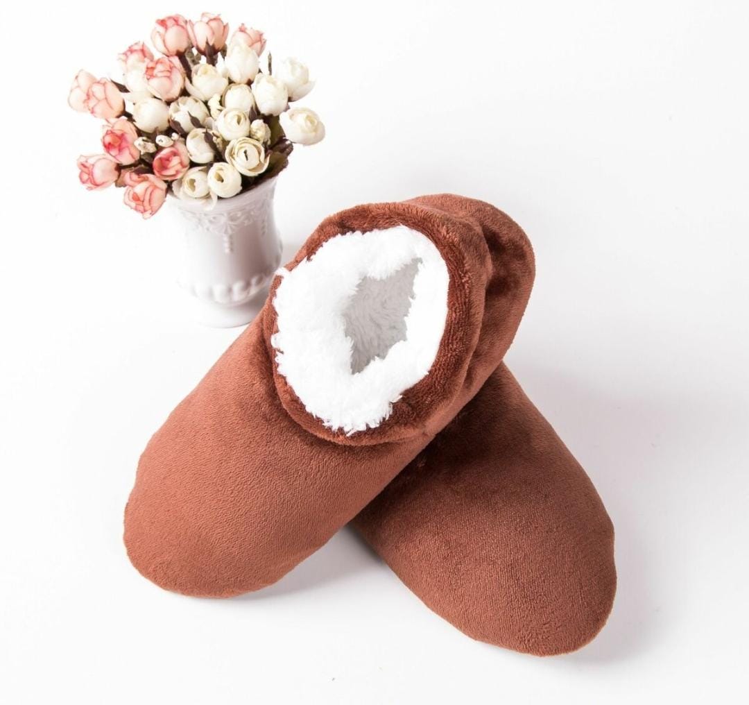 Cozy Fleece-Lined Bootie Slippers