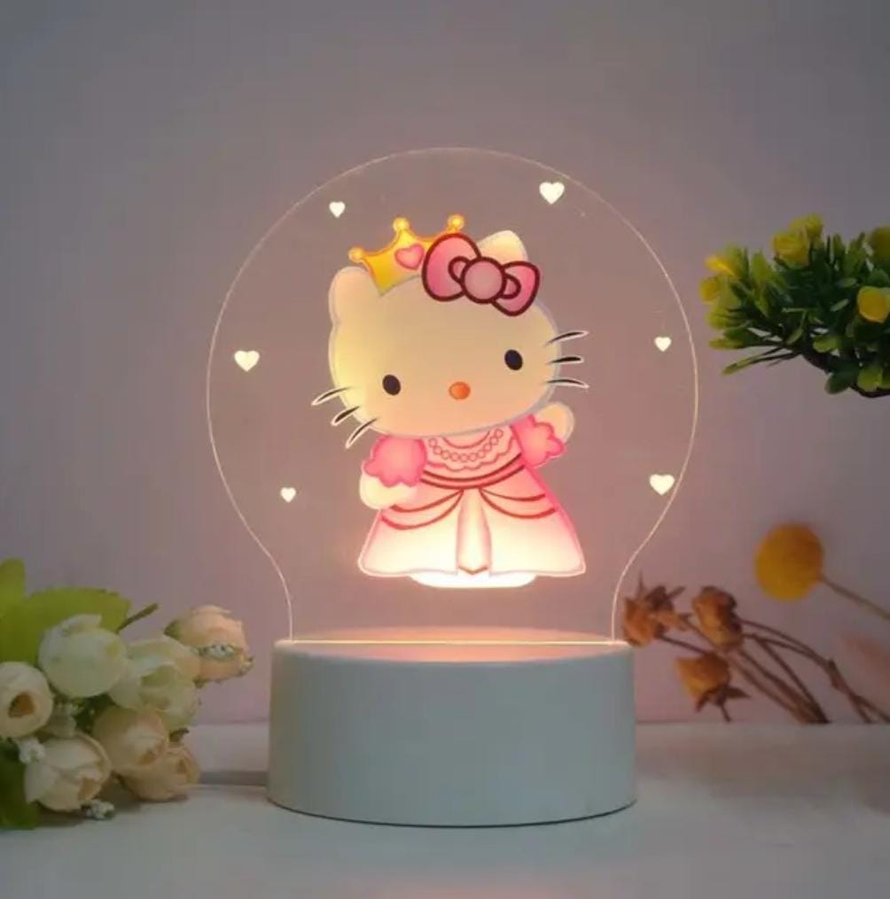 Hello Kitty 3D Acrylic LED Night Light