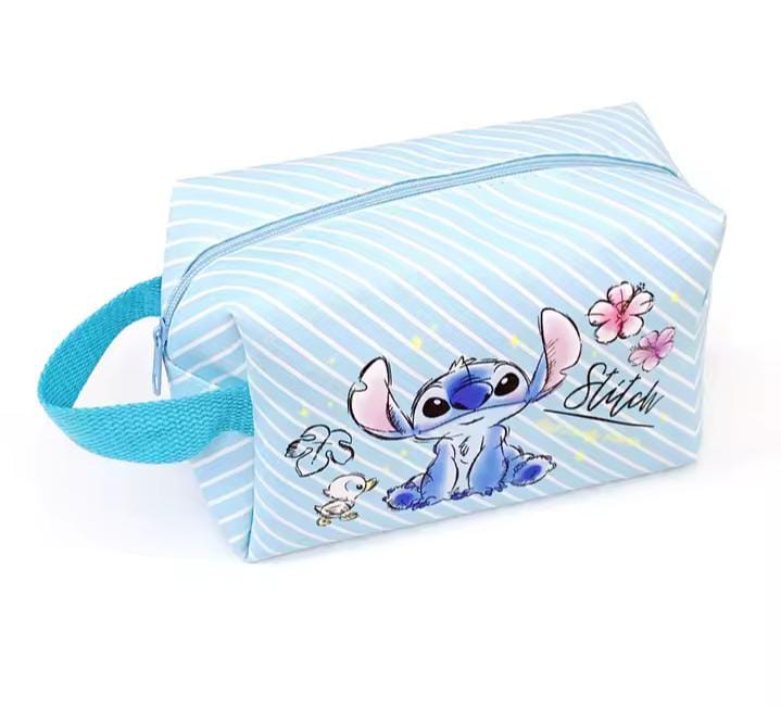 Stitch Striped Zippered Multipurpose Bag