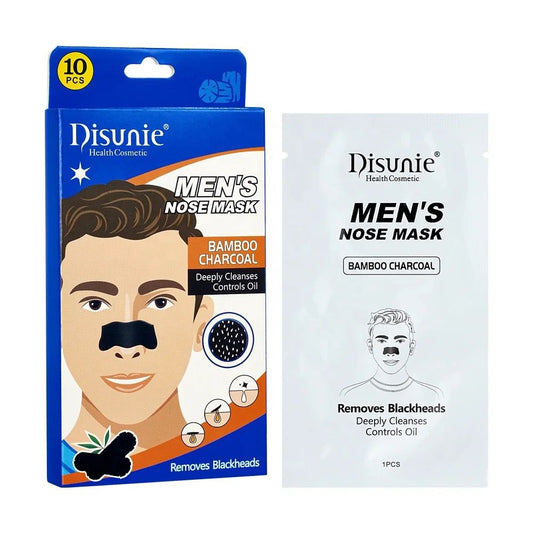 Disunie Men's Bamboo Charcoal Nose Mask - 10 PCS