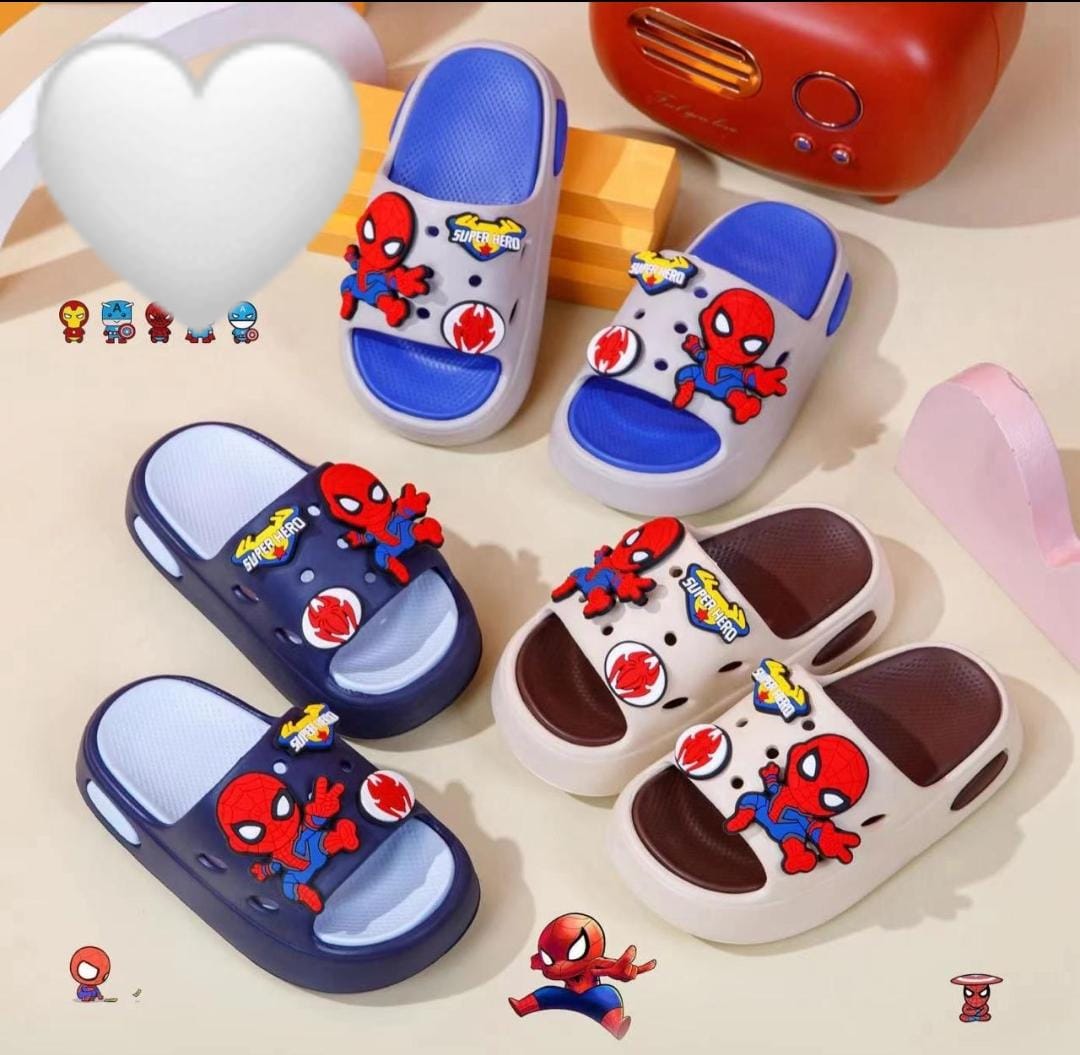 Kids' Spider Hero Slippers