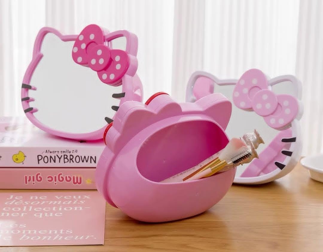 Hello Kitty 2-in-1 Vanity Mirror & Organizer