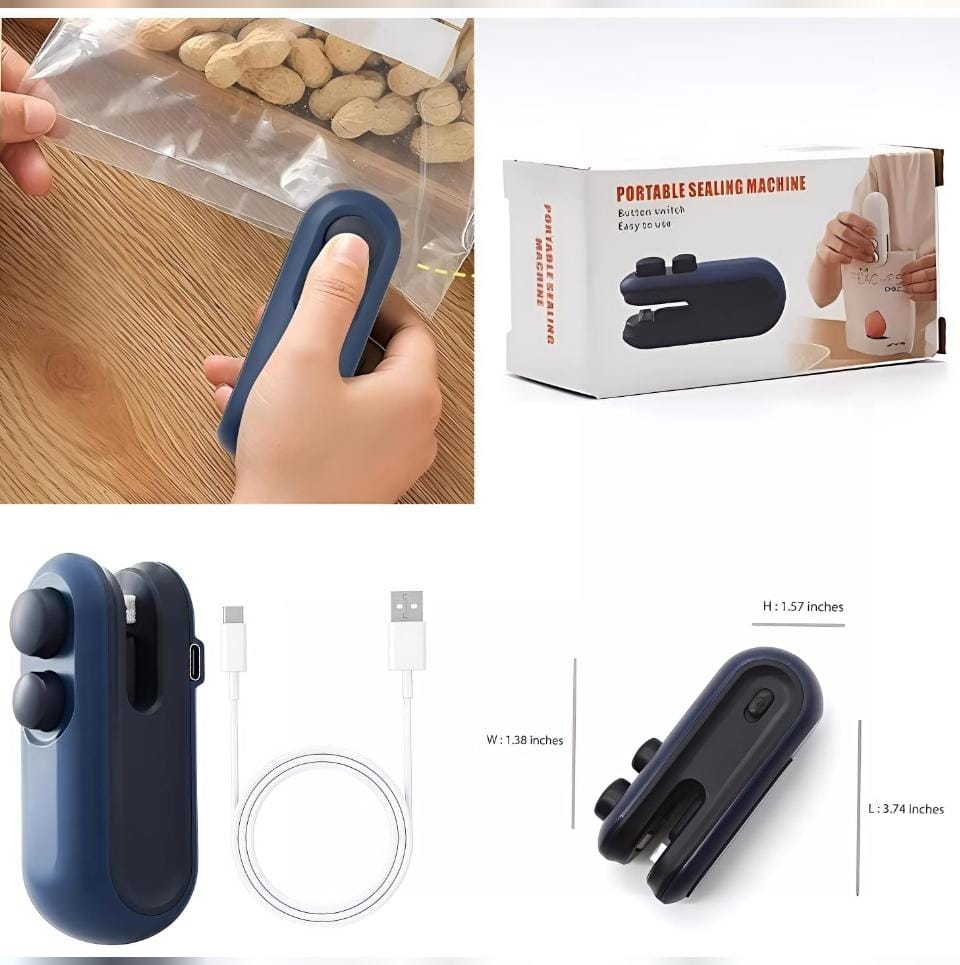 2-in-1 Mini Portable Bag Sealer & Cutter