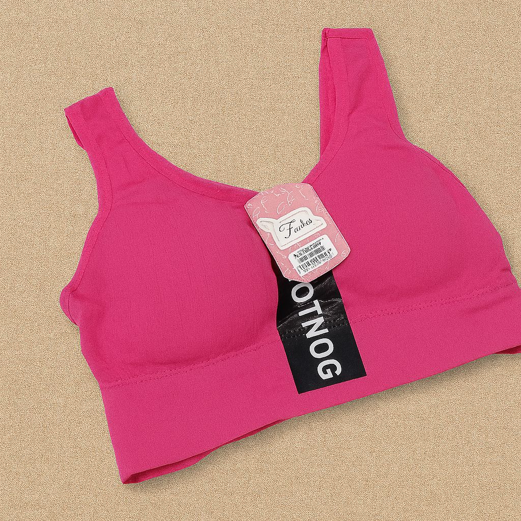 Ribbed Comfort Bralette with Graphic Detail