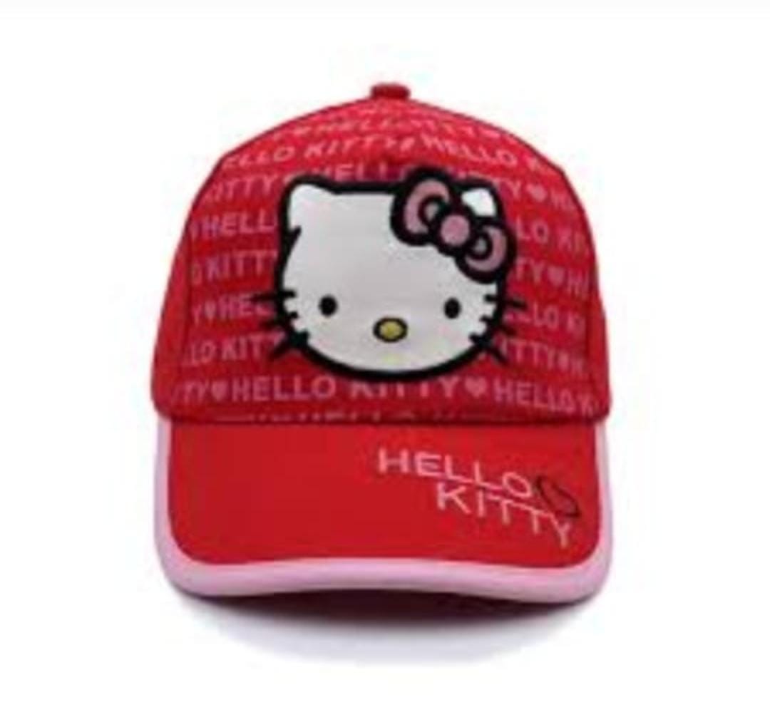 Hello Kitty Embroidered Character Baseball Cap