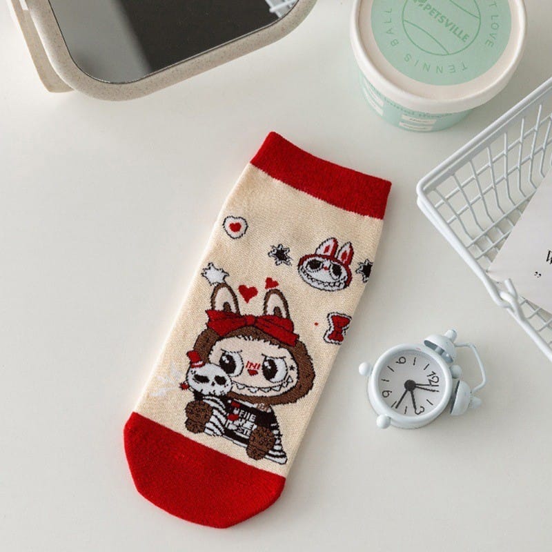 Kawaii Cartoon Character Socks Collection