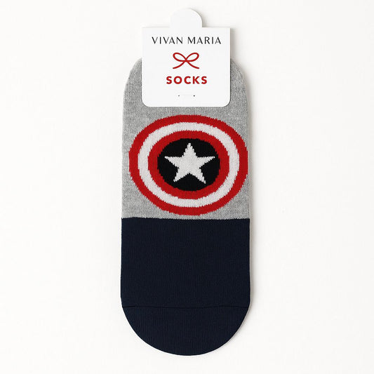 Superhero Themed Ankle Socks Collection