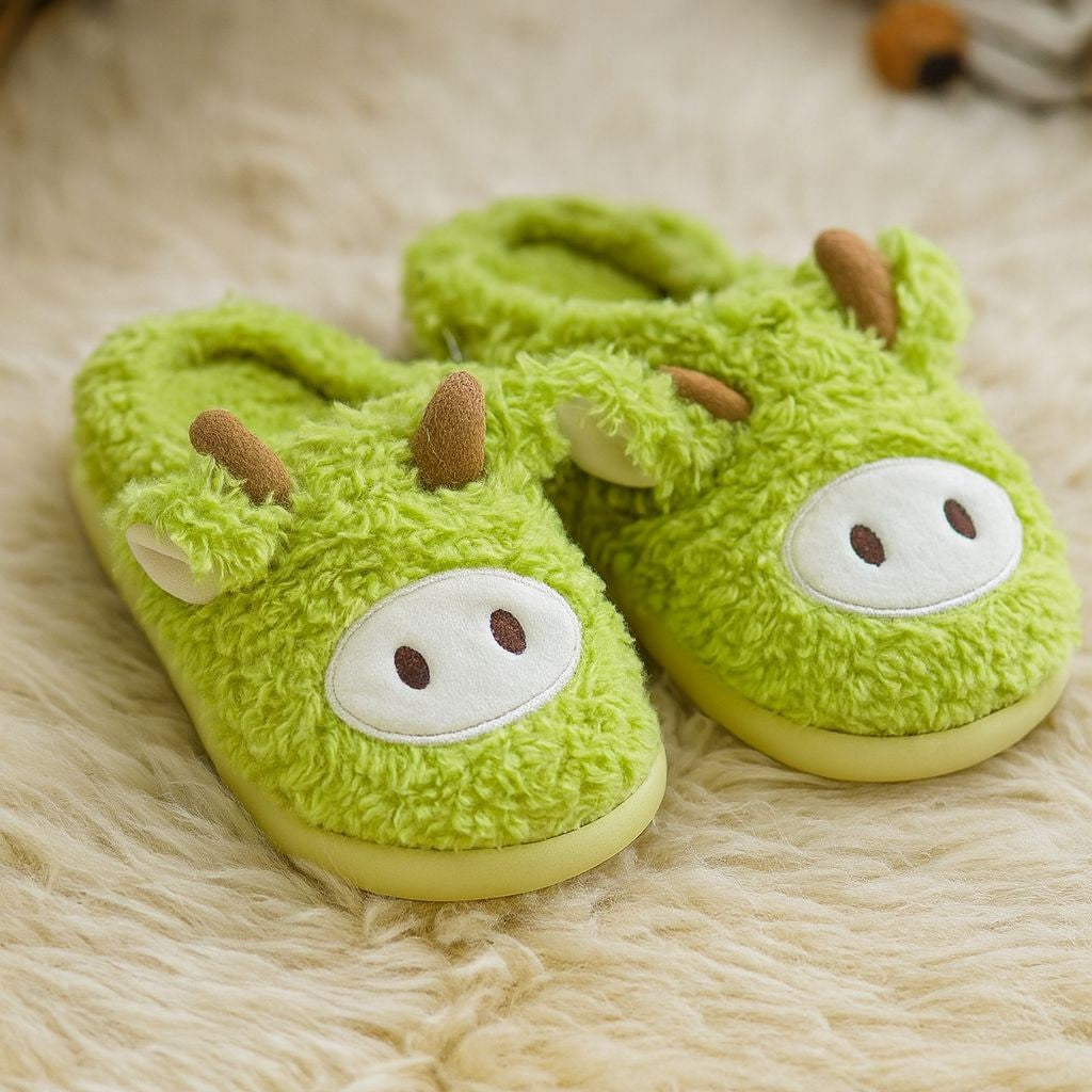 Adorable "Snuggle-Paws" Animal Slippers