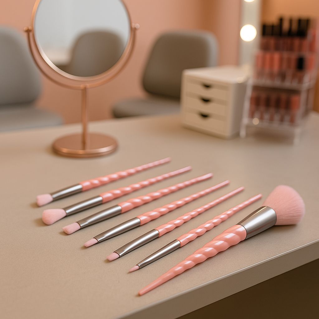 10-Piece Professional Unicorn Makeup Brush Set