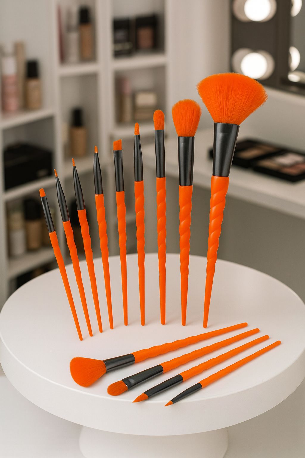 10-Piece Professional Unicorn Makeup Brush Set
