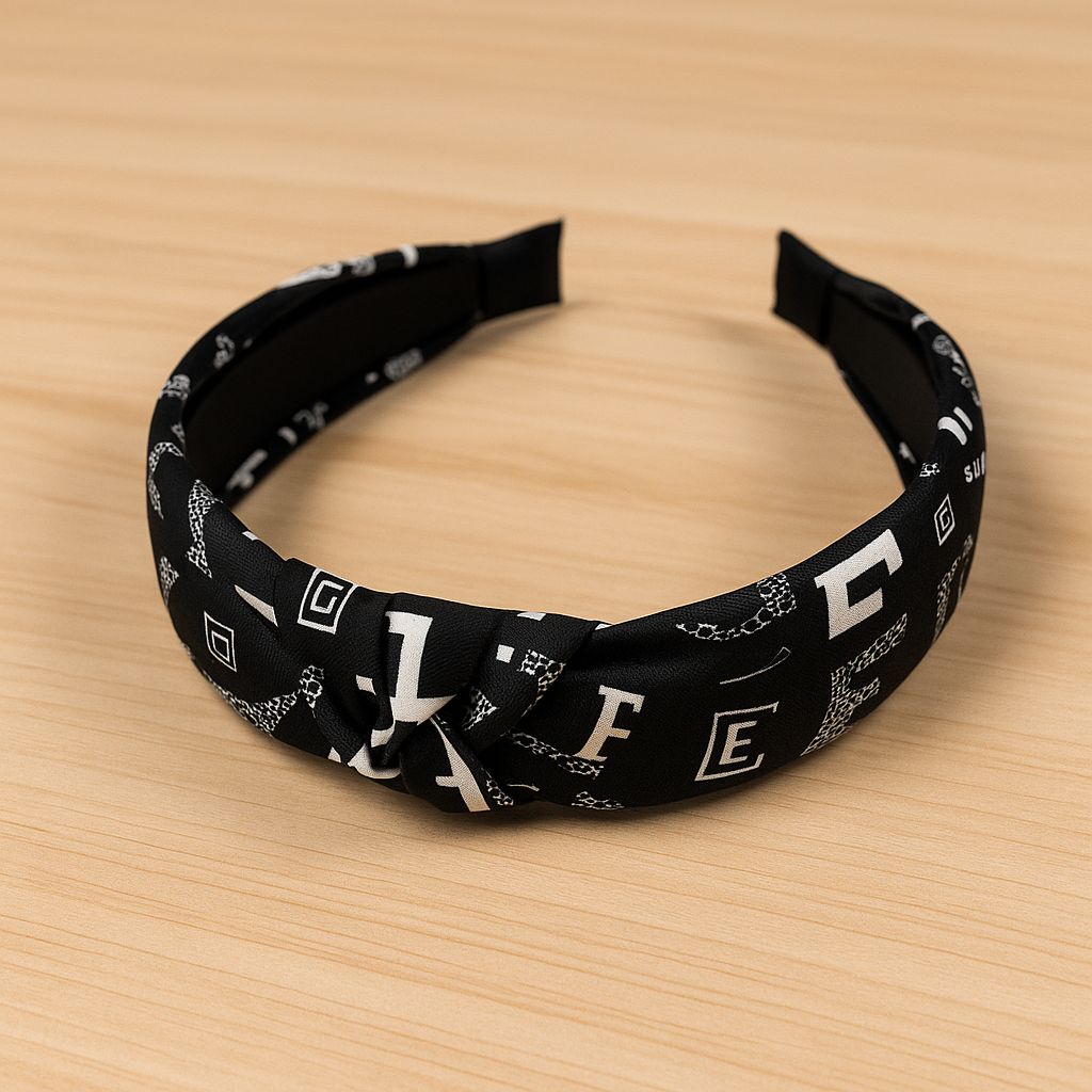 Patterned Knot Headbands