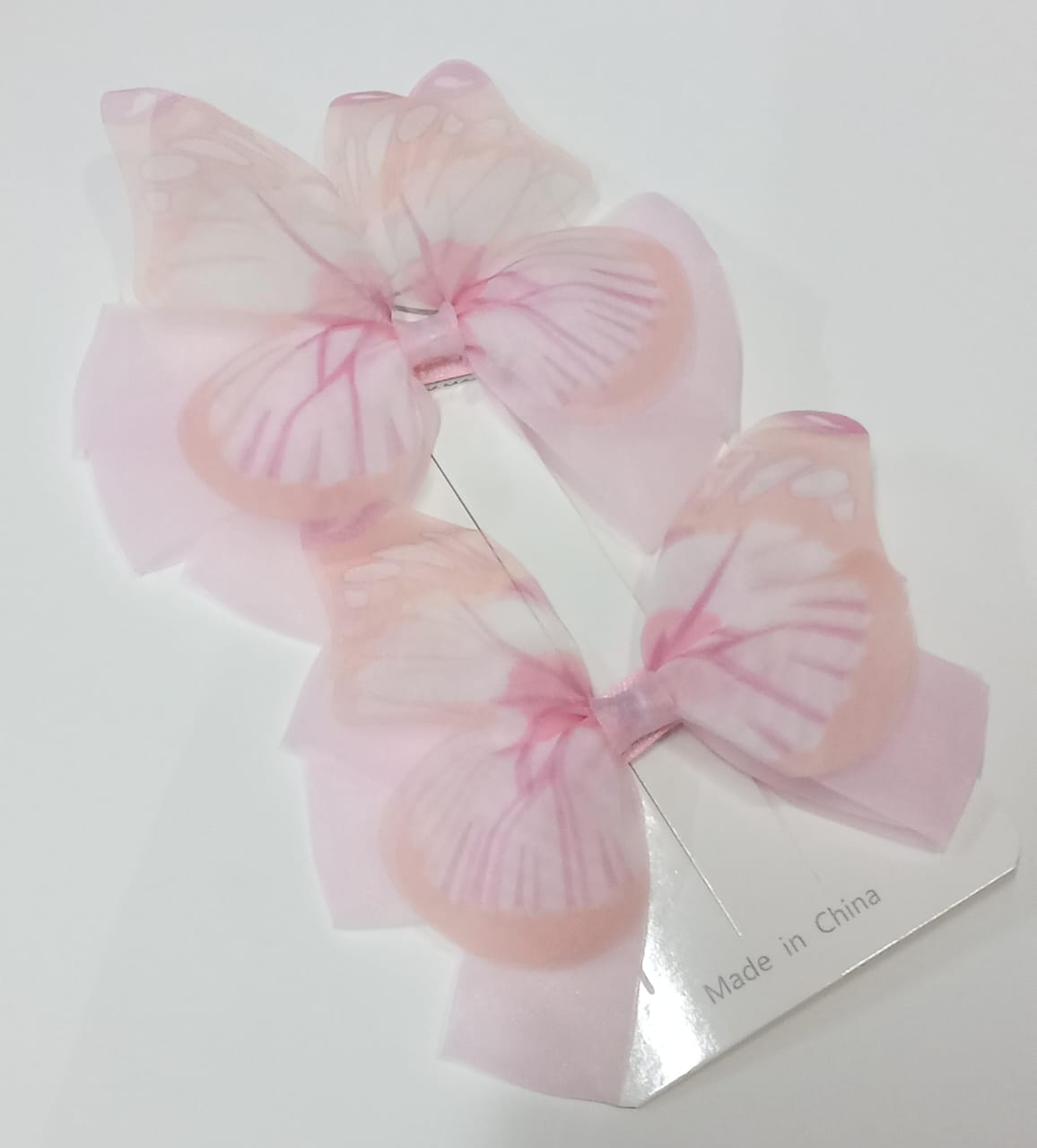 Chiffon Butterfly Hair Clip Set