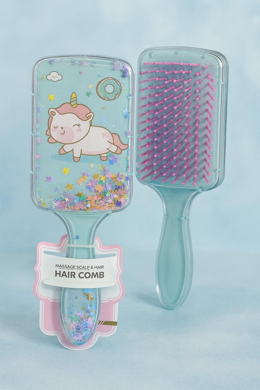 Magical Unicorn Glitter Paddle Brush