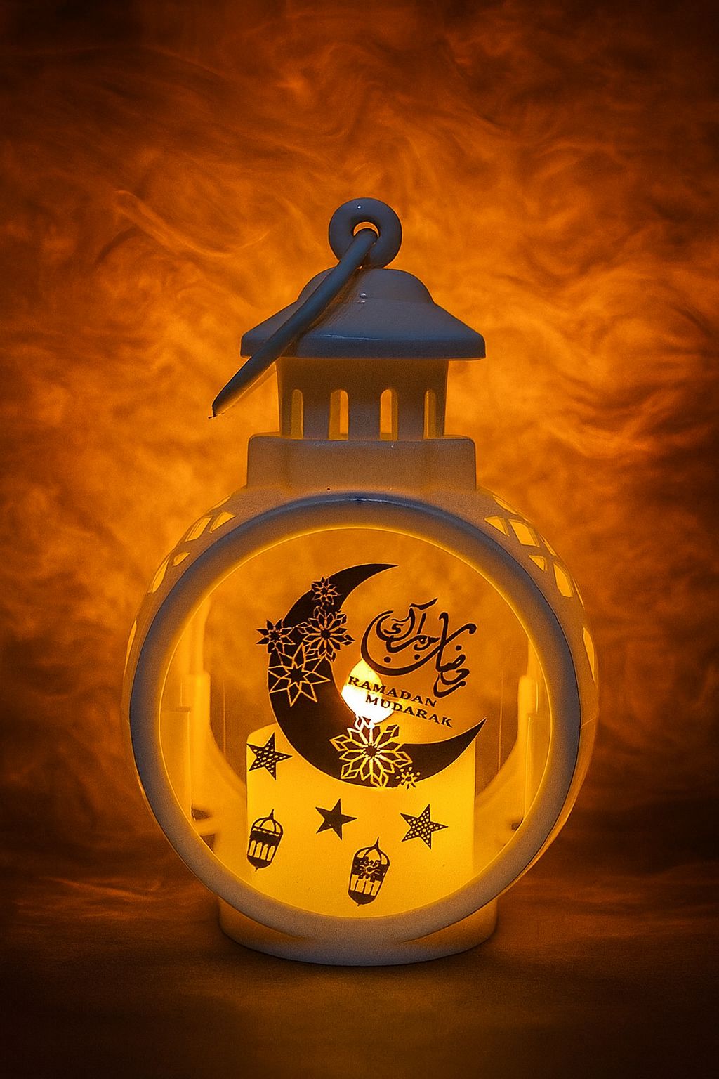 Ramadan Mubarak LED Decorative Lantern