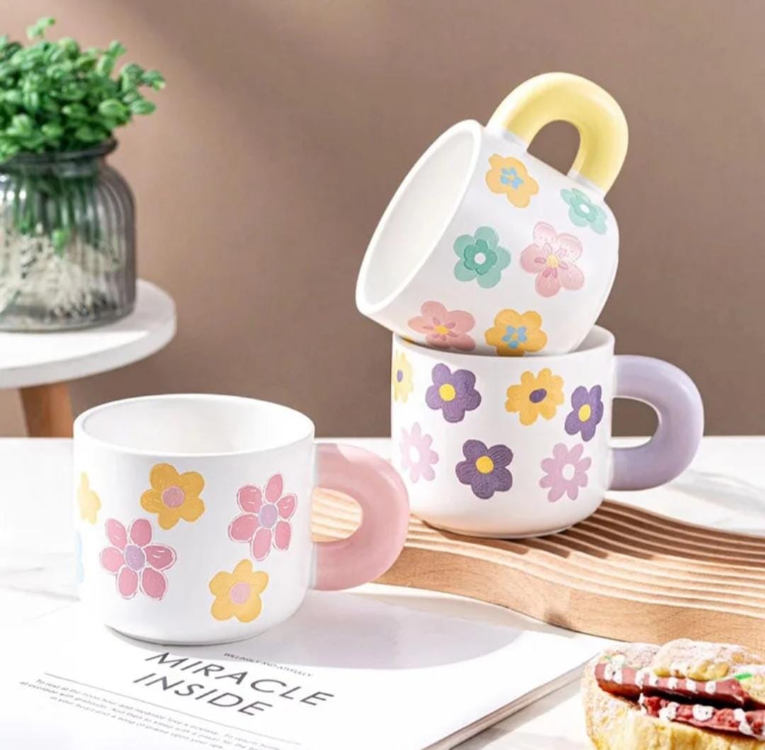 Floral Chubby Mug