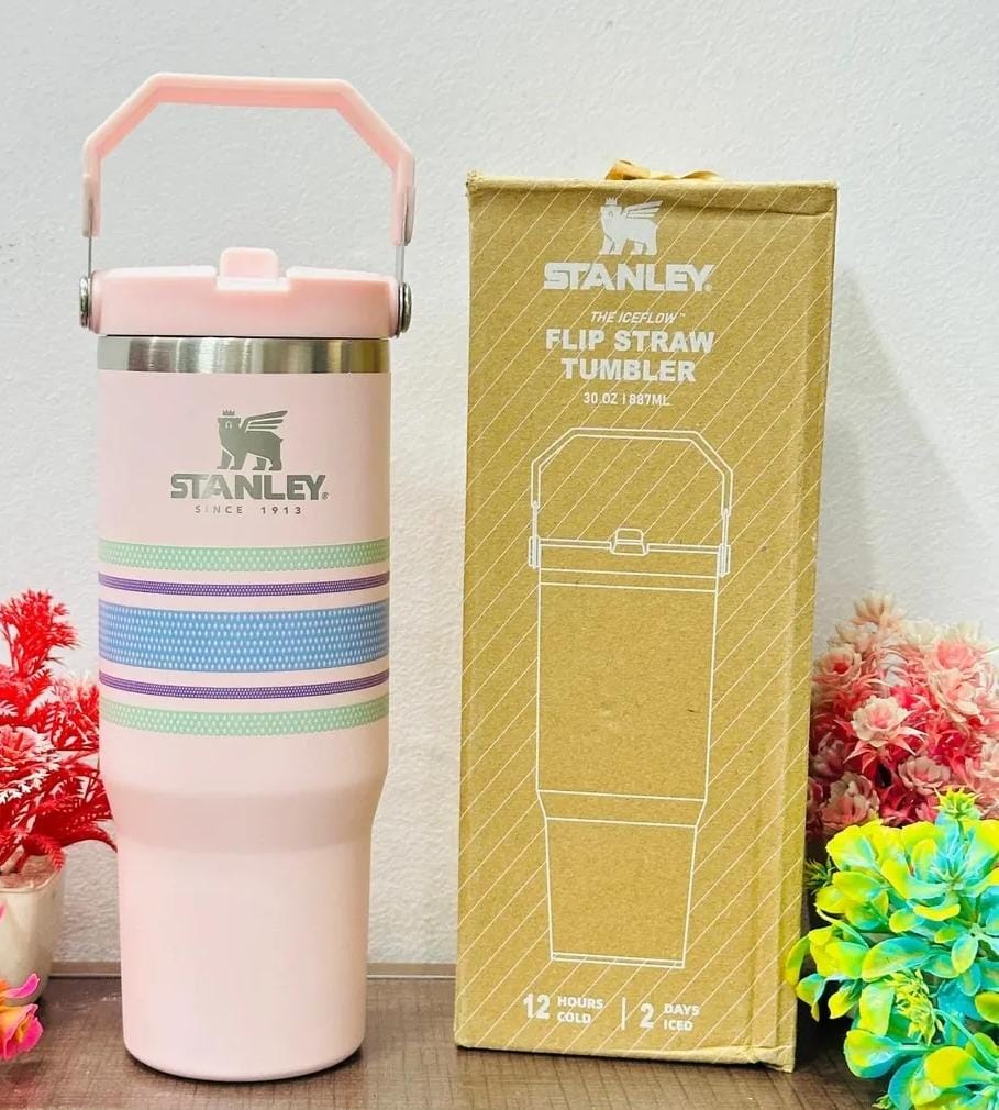 Stanley Retro-Stripe Quencher Tumbler