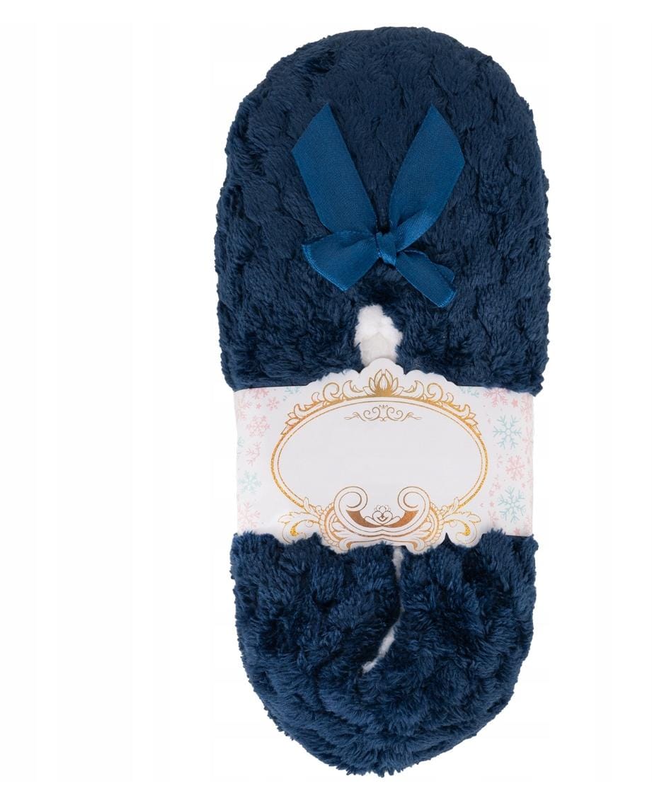 Plush Sherpa-Lined Fleece Slipper Socks
