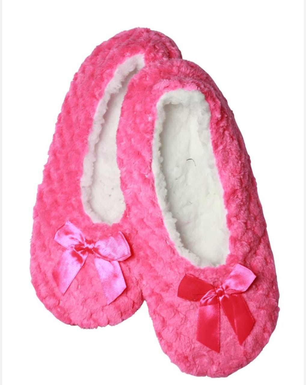 Plush Sherpa-Lined Fleece Slipper Socks