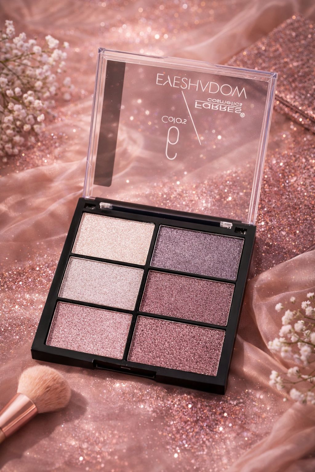 Farres Cosmetics 6-Color Eyeshadow Palette